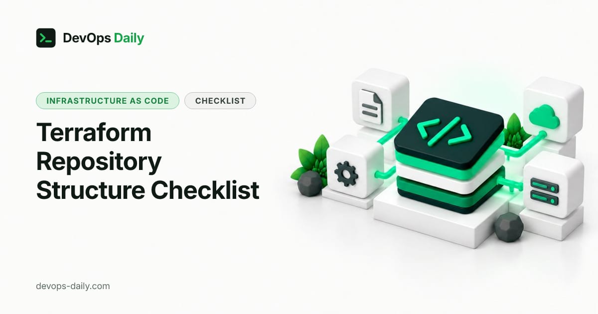 Terraform Repository Structure Checklist
