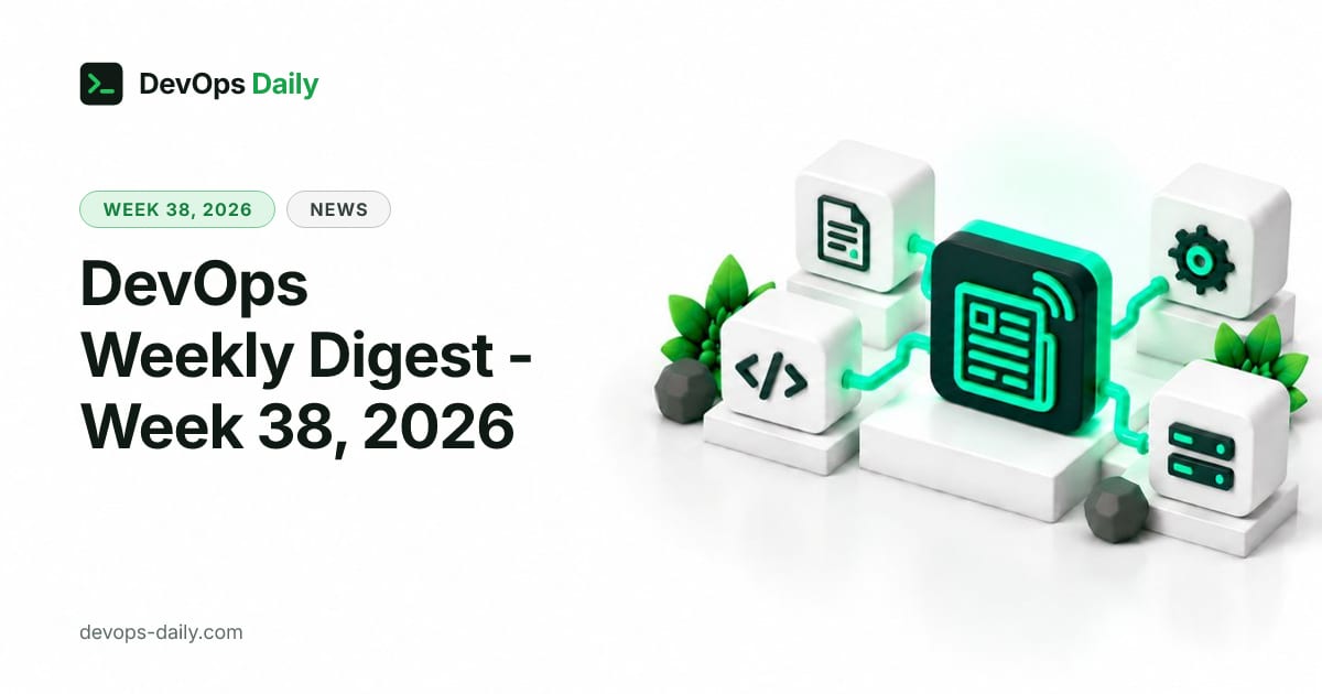 DevOps Weekly Digest - Week 38, 2026