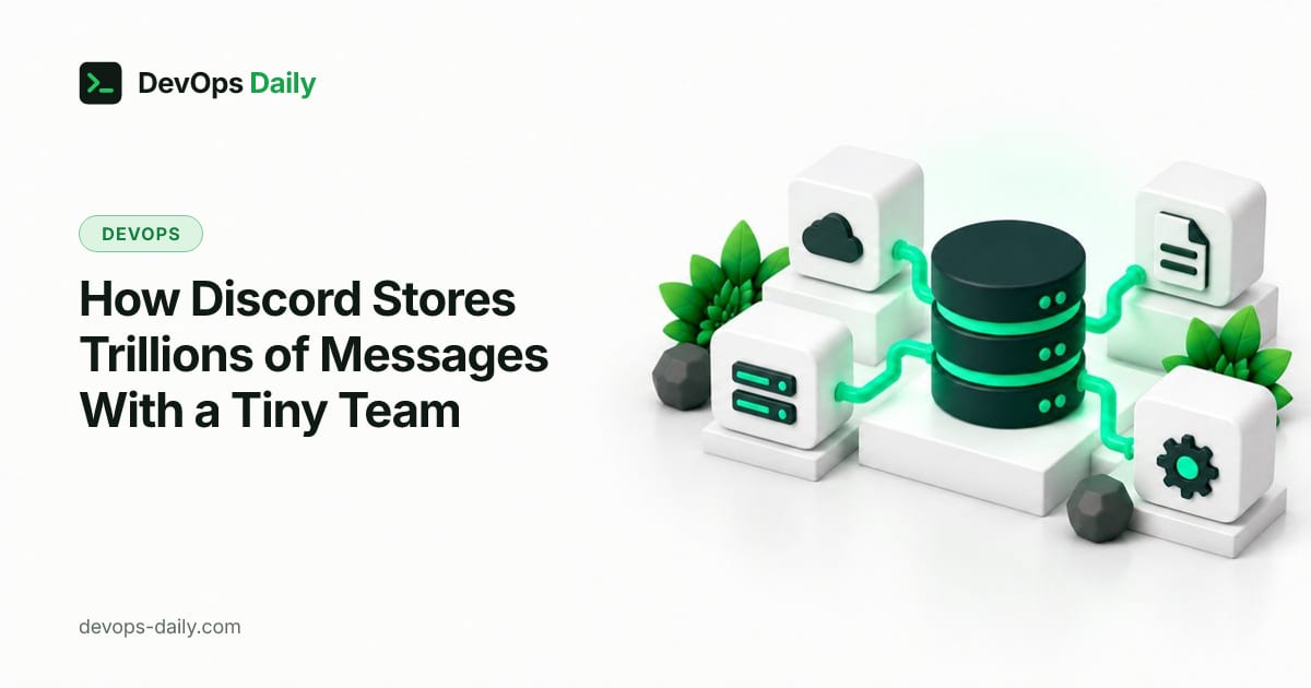 How Discord Stores Trillions of Messages With a Tiny Team