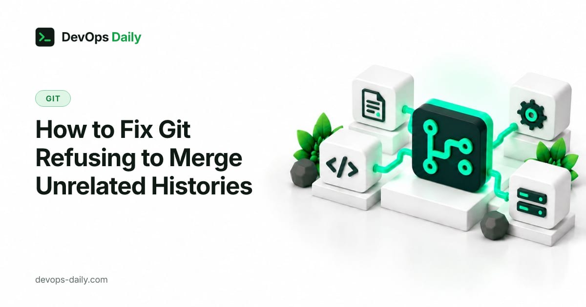 How to Fix Git Refusing to Merge Unrelated Histories